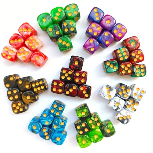 Dadi bicolore set - da, 10