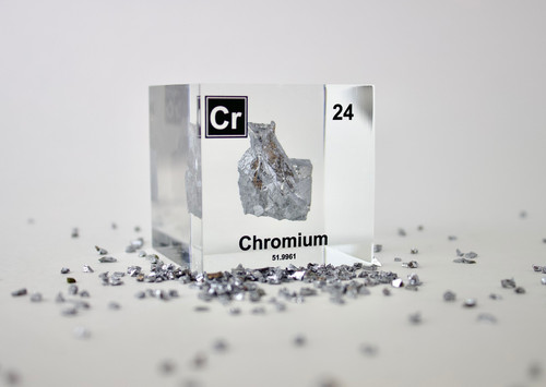 Cubo elemento cromo