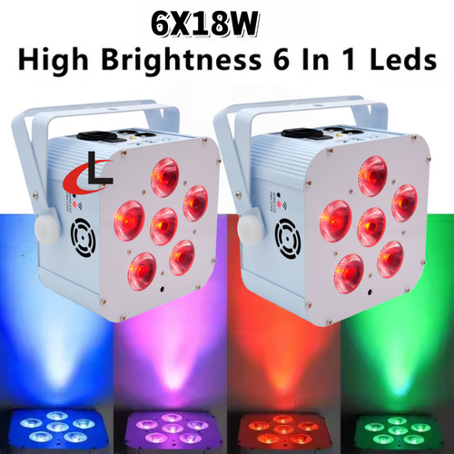 2xcube par 6x18w rgbwa 6in1 - 2xcube, rgbwa+uv